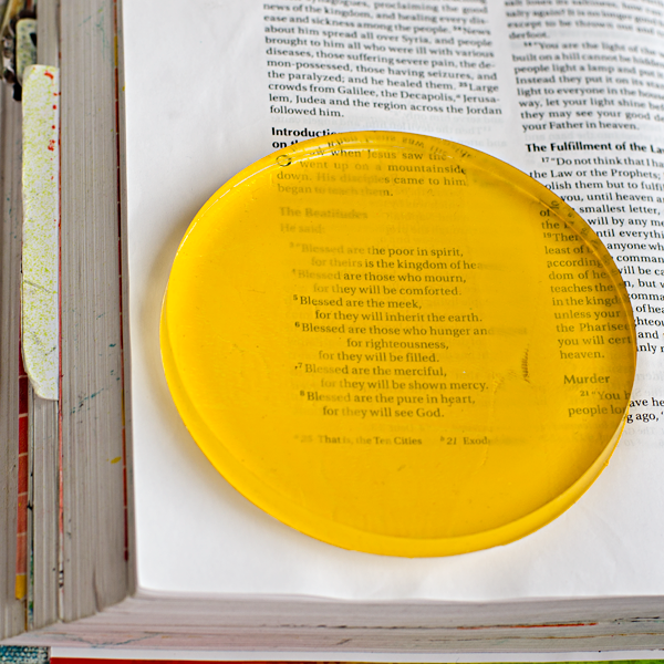 mixed media tutorial using a Gelli® Plate in your Bible