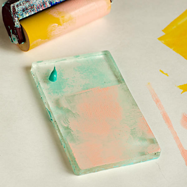 mixed media tutorial using a Gelli® Plate in your Bible