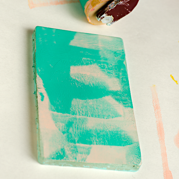 mixed media tutorial using a Gelli® Plate in your Bible