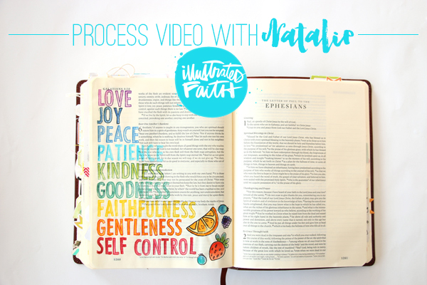 Natalie Elphinstone | Process Video using stamps, watercolors and embossing
