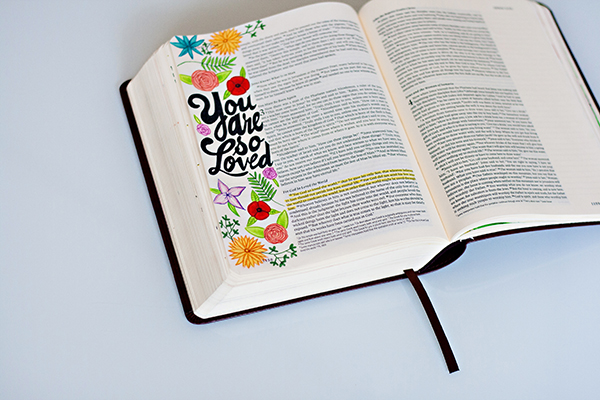Fixing Bled Through Bible Art Journaling Pages