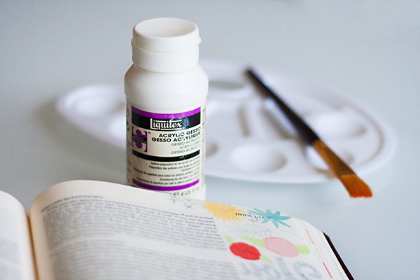 Fixing Bled Through Bible Art Journaling Pages