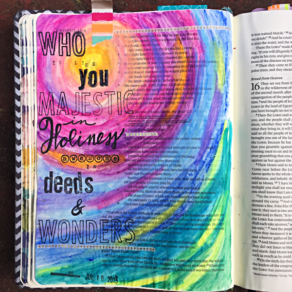 Guest Blogger Arden Ratcliff-Mann shares her testimony on how Bible Journaling has changed her
