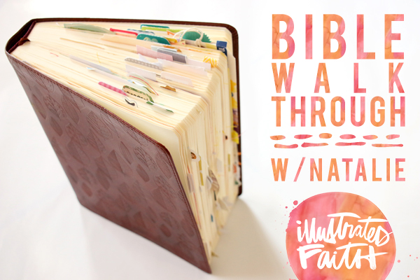 video walk through of Natalie Elphinstone's Bible