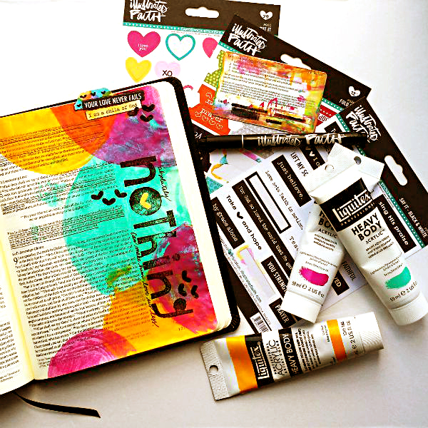 Tai Bender | Mixed Media Art Journaling Bible | Romans 8