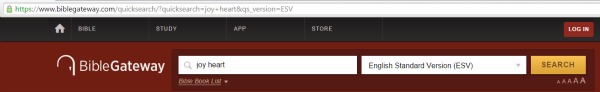 bible gateway search