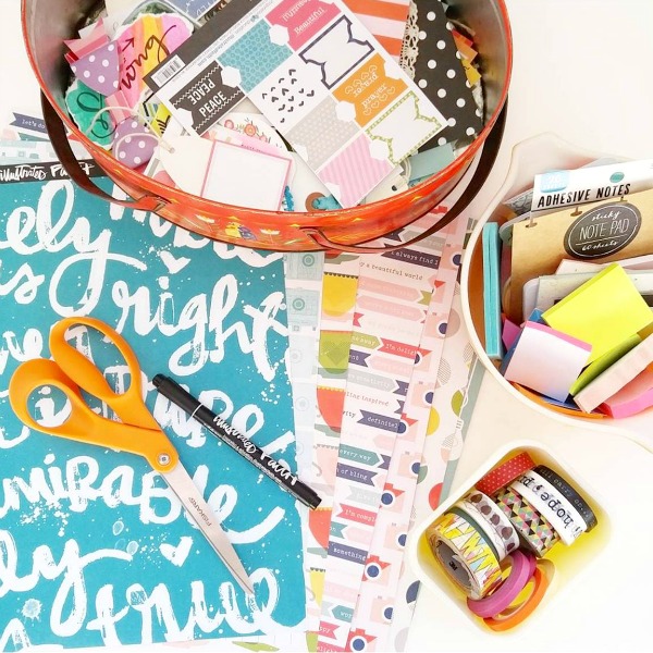 tutorial by Amand Cabrera - creating a praise and prayer journal using Illustrated Faith Whatever Is Lovely and Genesis Collections by Bella Blvd