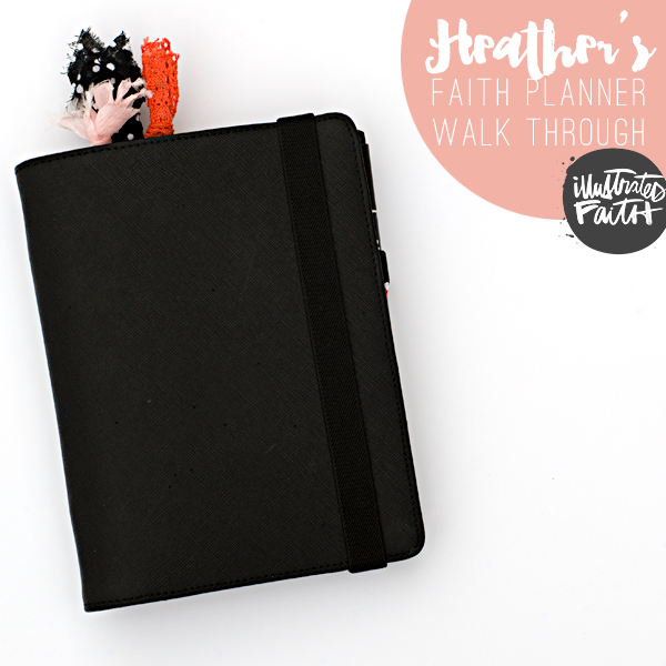 walk through Heather's faith planner, and how she put it together using the Illustrated Faith Whatever Is Lovely and Genesis Collections by Bella Blvd
