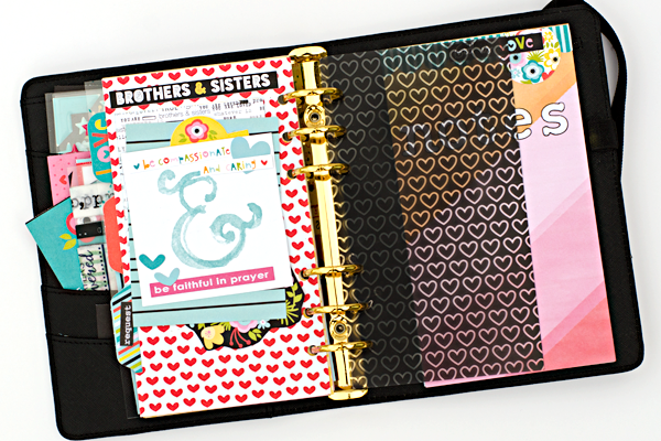 walk through Heather's faith planner, and how she put it together using the Illustrated Faith Whatever Is Lovely and Genesis Collections by Bella Blvd