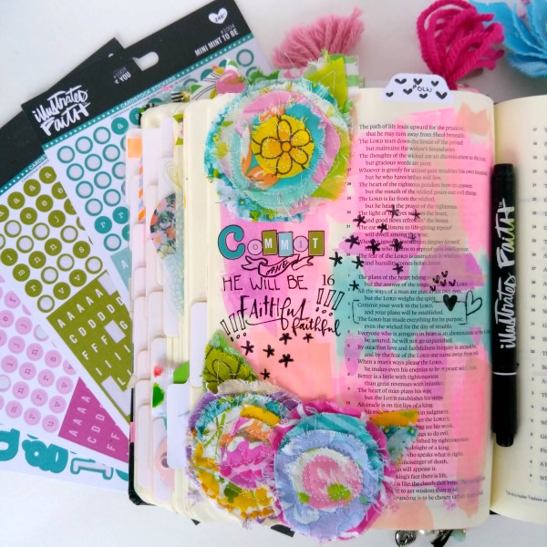 Illustrated Faith - flower tutorial by Amanda Cabrera