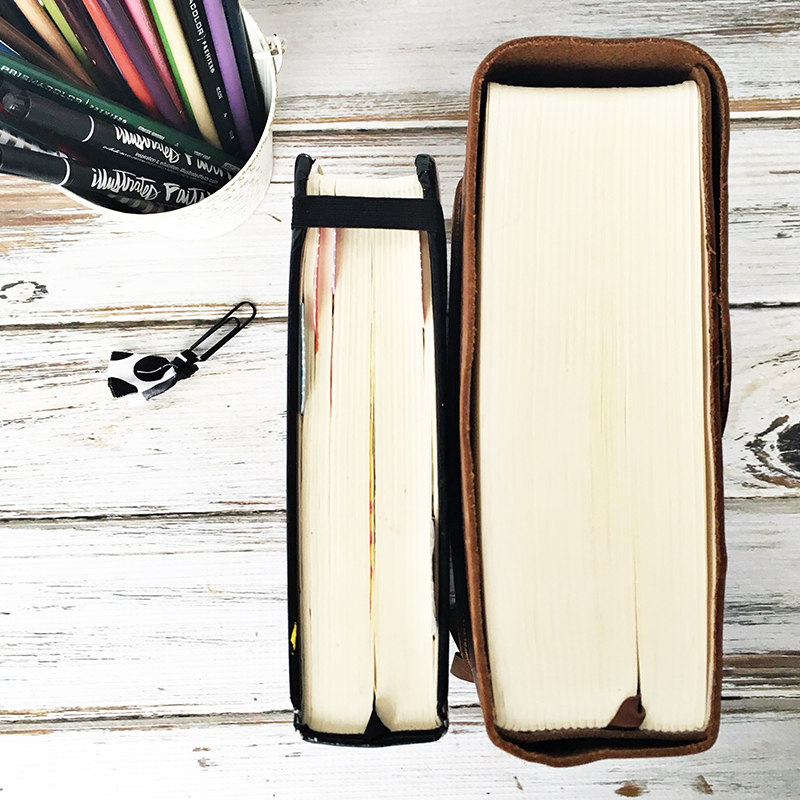 Heather Greenwood is comparing the ESV Interleaved Journalinng Bible with the ESV Single Column Journaling Bible