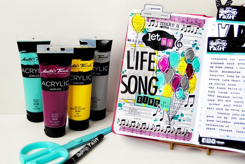 What do Casting Crowns and WWJD bracelets have in common and why did Elaine stop doing chores to illustrate her faith? | mixed media art journaling Bible