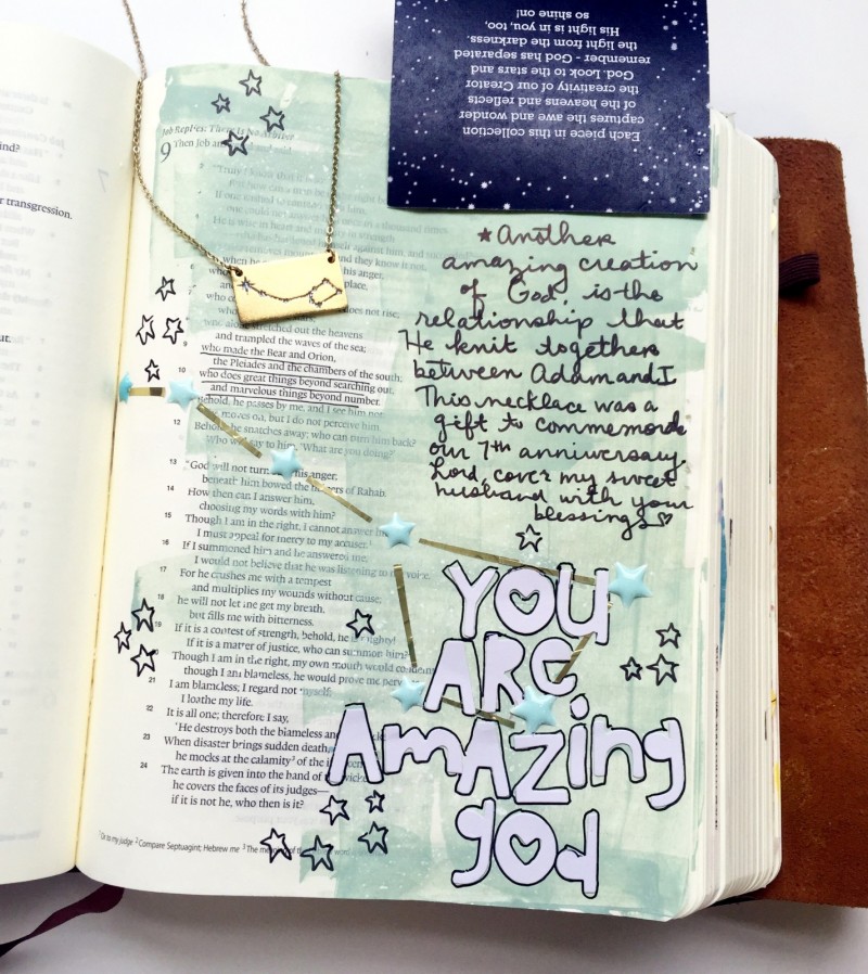 Janel MacLean challenges us to go outside tonight, look above you and reflect on the awe and wonder of the heavens, and the fact that God put it there just for you!! | Job 9:9-10