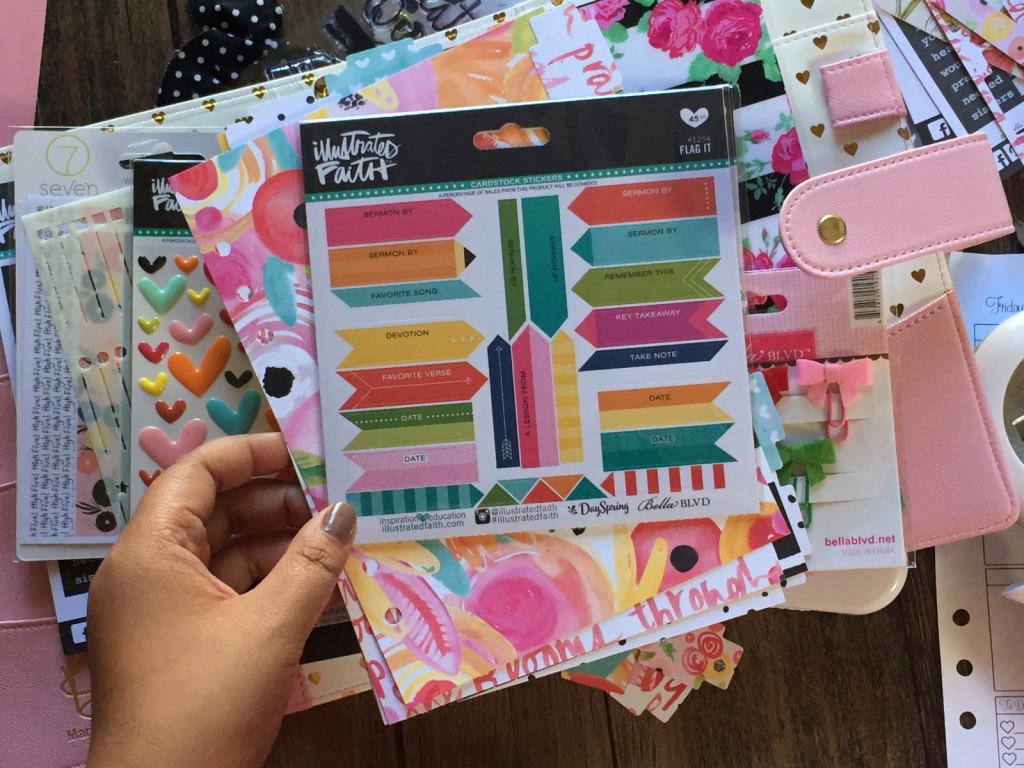 a video tutorial from team member Florence showing us how she set up her faith planner