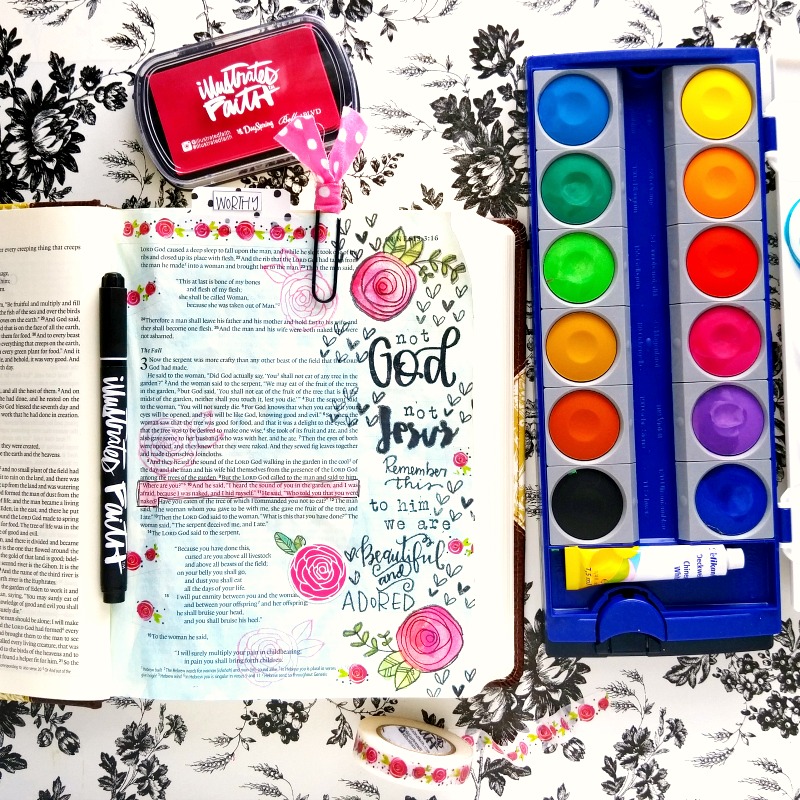 Amanda is sharing her testimony and how it relates to the Illustrated Faith Beautiful devotional by Valerie Wieners