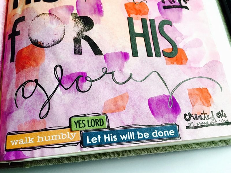 Tawni is sharing with us why it's important to share our faith and how we are illustrating our faith and skipping around the Illustrated Faith Created to Create devotional in her Journaling Bible