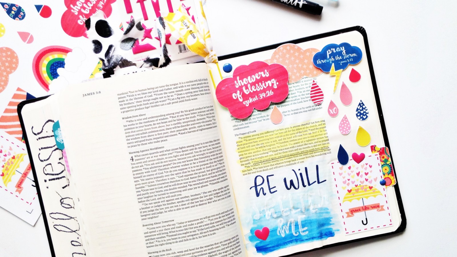 Andrea is sharing a video and step by step Silhouette print and cut tutorial to cut out the new Illustrated Faith digital printalbles