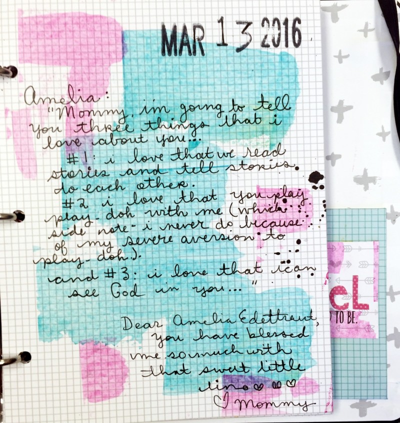 Janel is sharing a little flip through of what she's done so far in her Illustrated Faith Praise Book | mixed media art, prayer, and scrapbook journal