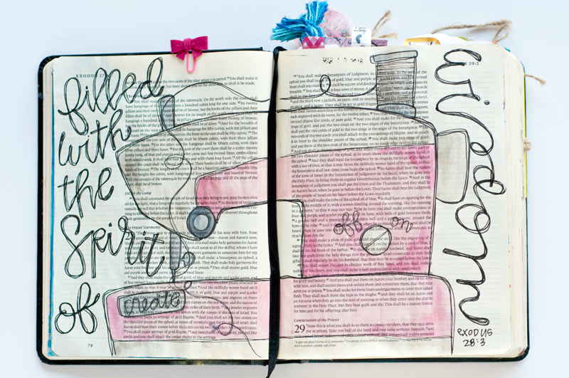 Jess Robyn shares her heart for being gifted to create and then a step by step tutorial for her handwriting and illustrations