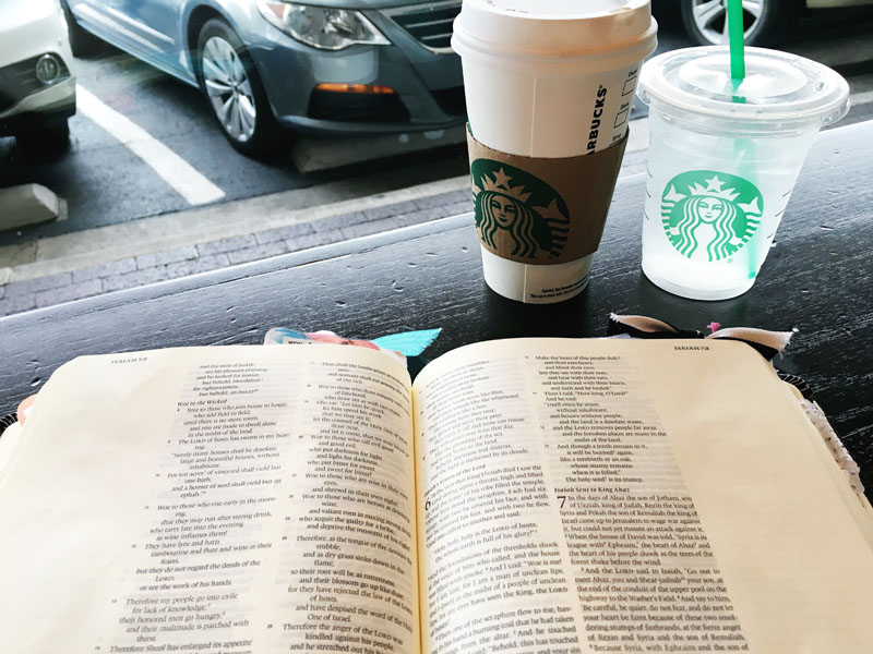 Bailey is reminding us that our prayers are powerful and effective and how she's been illustrating her faith in her Journaling Bible while traveling