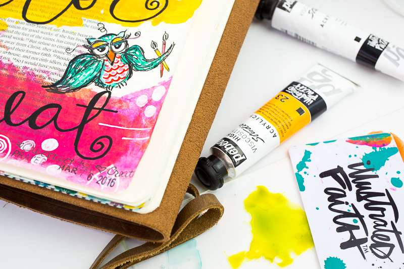 Pray Color Repeat | Amy Bruce is sharing with us what she's learning from the Illustrated Faith Created To Create devotional that we can be creative in so many different ways, not just artistically