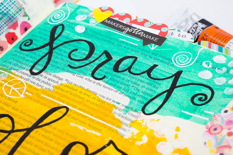Pray Color Repeat | Amy Bruce is sharing with us what she's learning from the Illustrated Faith Created To Create devotional that we can be creative in so many different ways, not just artistically