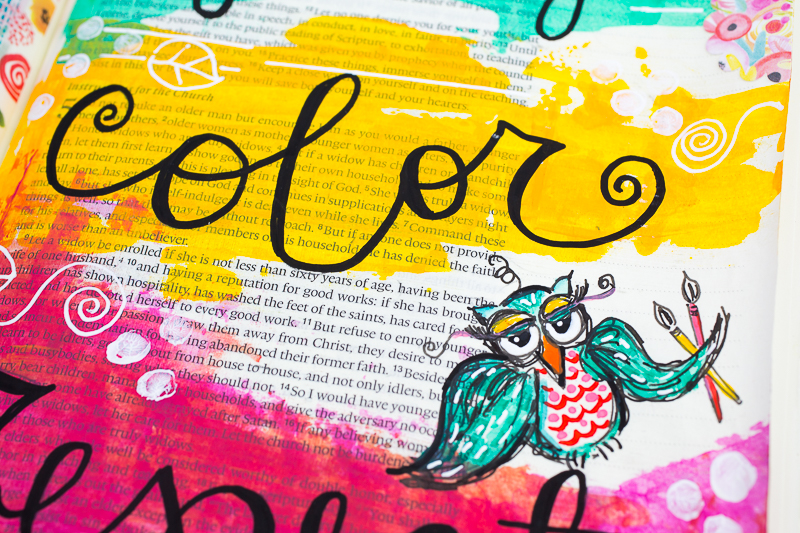 Pray Color Repeat | Amy Bruce is sharing with us what she's learning from the Illustrated Faith Created To Create devotional that we can be creative in so many different ways, not just artistically
