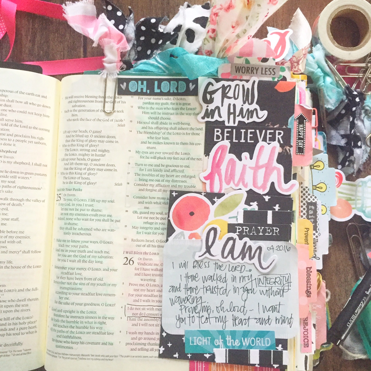 Journaling Bible process video by Florence Antonette