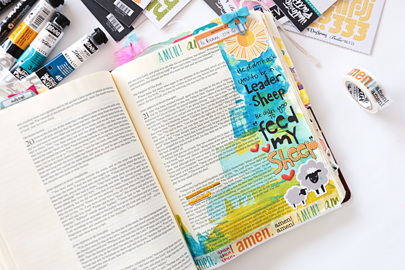 process video and message about being called to "feed my sheep" and not leadership "leader sheep" by Natalie Elphinstone