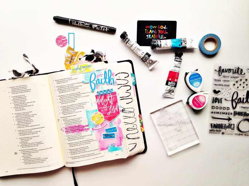 process video based on Psalm 37:4 and inspired by the Follow Your Arrow workshop and Joyful Noise printables