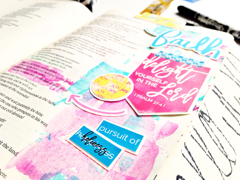 process video based on Psalm 37:4 and inspired by the Follow Your Arrow workshop and Joyful Noise printables