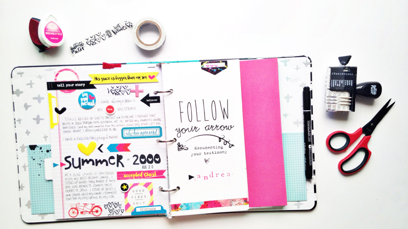 process video by Andrea Gray | Illustrated Faith Follow Your Arrow Workshop | Illustrated Faith by Bella Blvd Praise Book