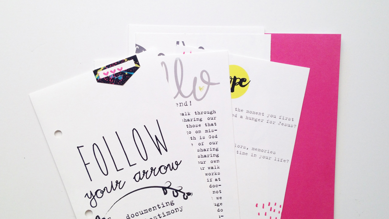 process video by Andrea Gray | Illustrated Faith Follow Your Arrow Workshop | Illustrated Faith by Bella Blvd Praise Book