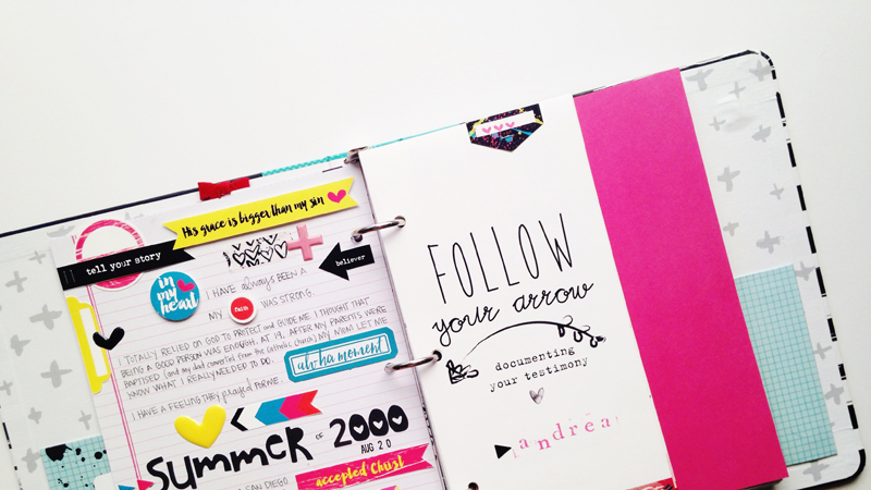 process video by Andrea Gray | Illustrated Faith Follow Your Arrow Workshop | Illustrated Faith by Bella Blvd Praise Book