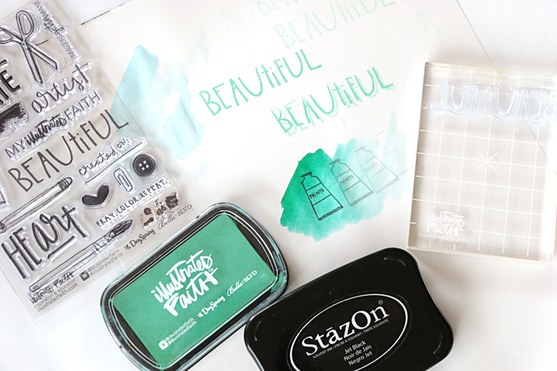 stamping 101 video tutorial by Natalie Elphinstone | how to stamp and also about different types of stamp inks