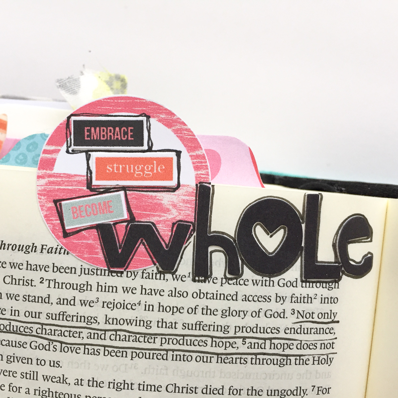 watercolor bible journaling | broken made beautiful - Romans 5 | Bekah Blankenship