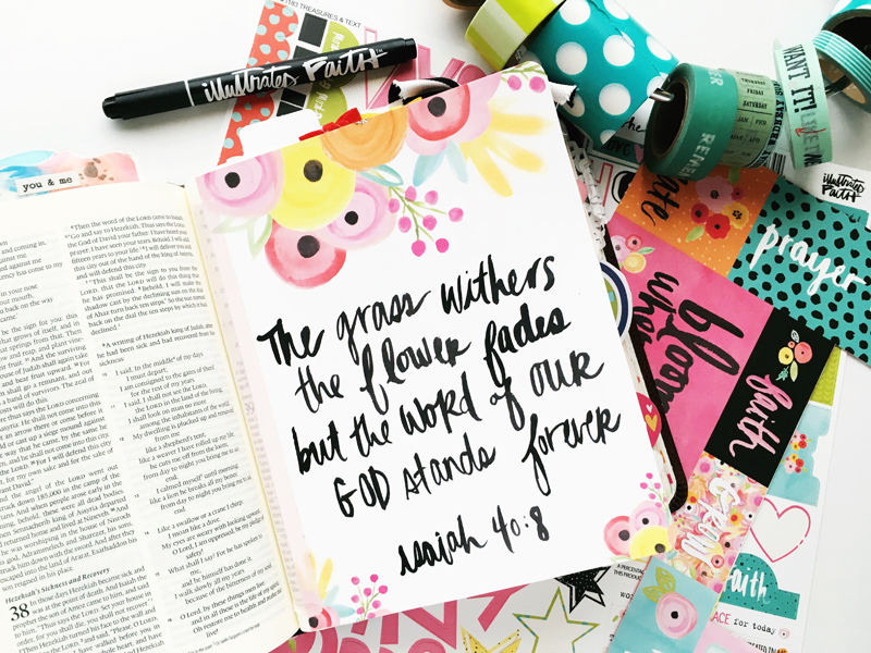 true comfort comes from the Lord | Journaling Bible | Bailey Jean Robert