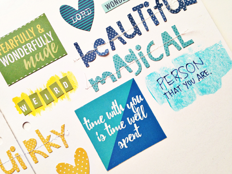 process video by Andrea Gray | Just Be Yourself | Rainbow | Praise Book