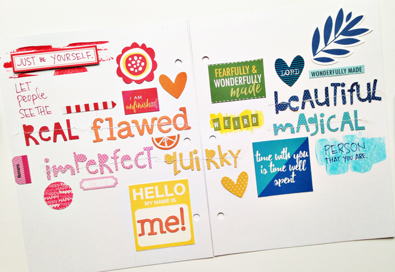 process video by Andrea Gray | Just Be Yourself | Rainbow | Praise Book