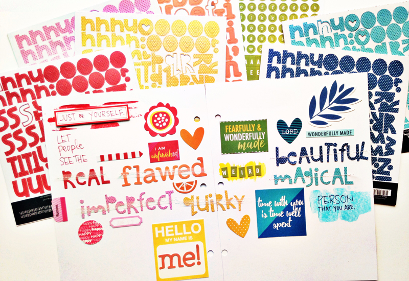 process video by Andrea Gray | Just Be Yourself | Rainbow | Praise Book