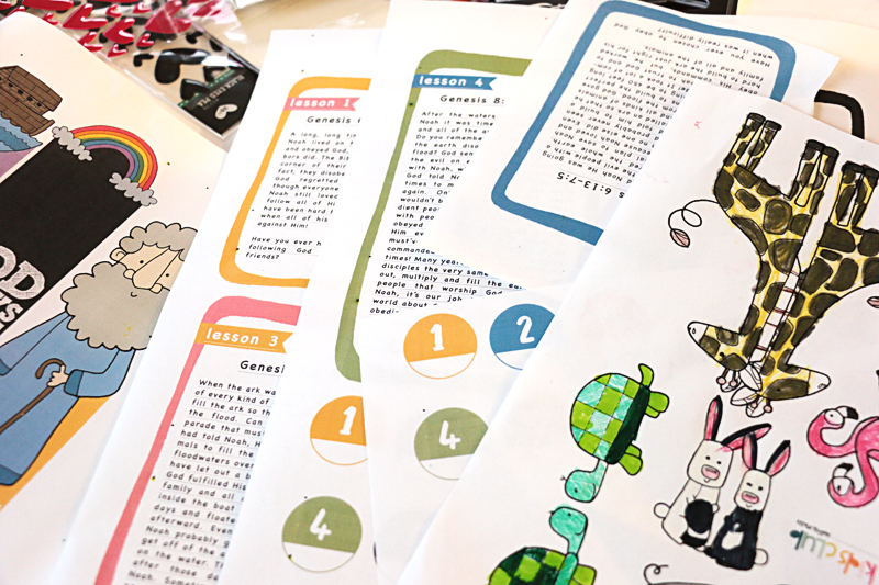 process video by Natalie Elphinstone and her kids | Illustrated Faith Kids Club - Noah