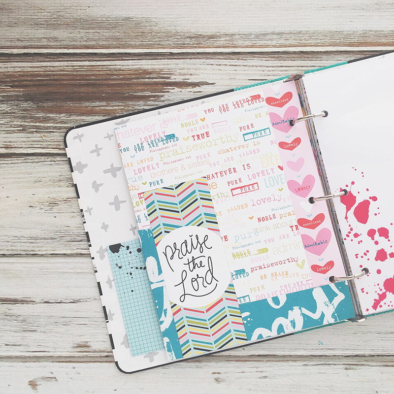 mixed media art journal praise book | Breathe - Jonny Diaz | watercolor, stamping, paper crafting, scrapbooking