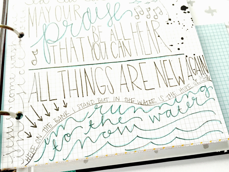 Worship Doodles | Lettering with Leeland