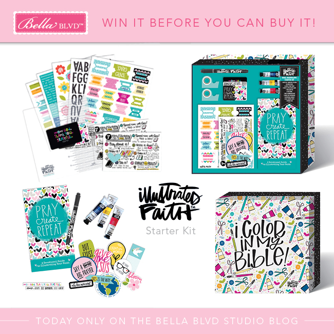 Illustrated Faith Bible Journaling Starter Kit by Bella Blvd | 2016 Mid-Release