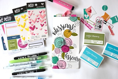 process video by Natalie Elphinstone completing the Illustrated Faith Blessings or Lessons Devotional