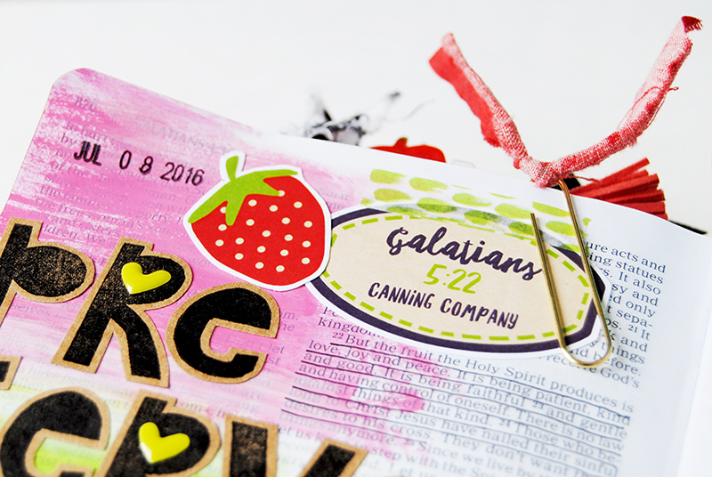 mixed media hybrid art Bible journaling by Elaine Davis | Print and Pray Shop | Better Together Collab | digital printables