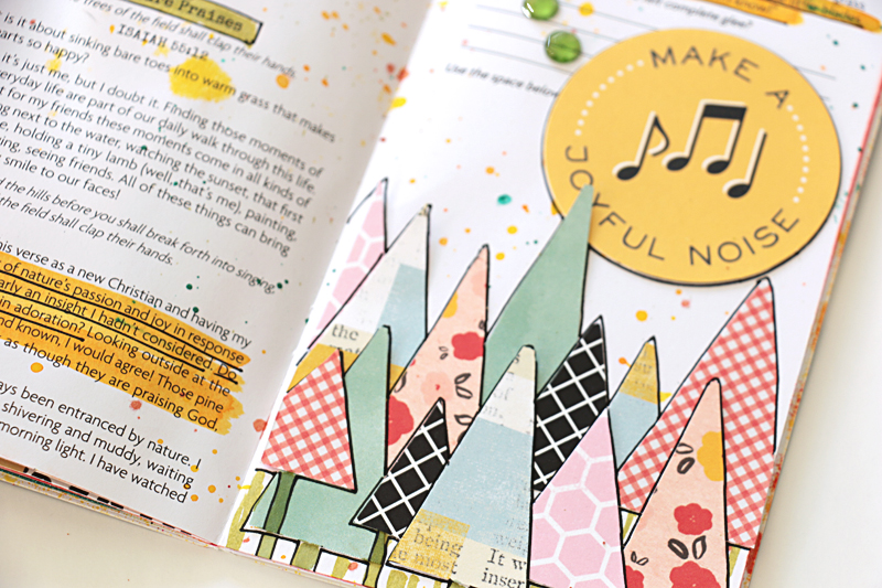 video tutorial - hybrid Bible journaling by Natalie Elphinstone | Make A Joyful Noise | Yes & Amen devotional