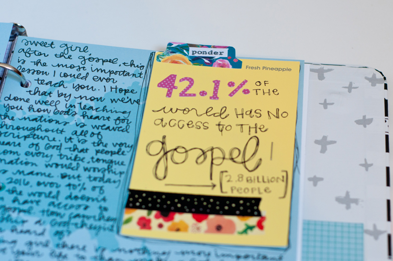 mixed media faith art journaling Praise Book by Jess Robyn