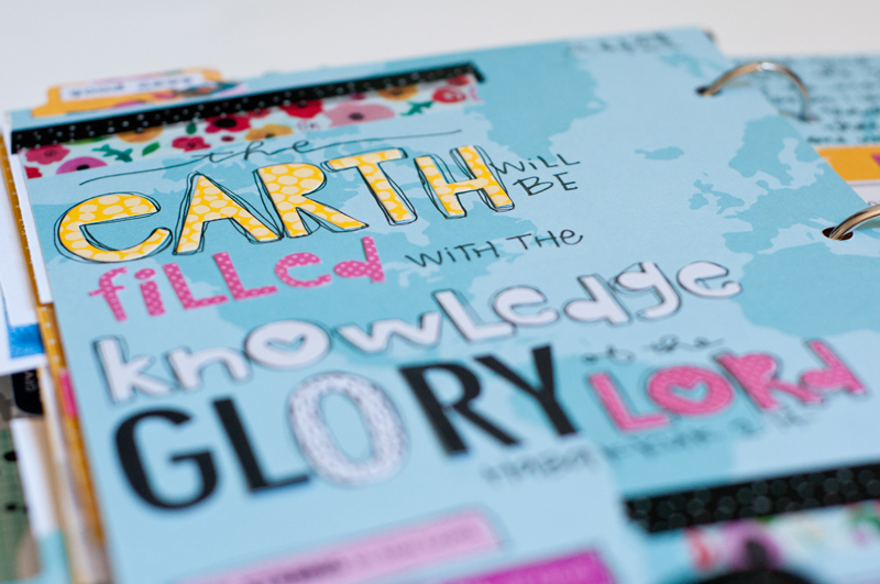 mixed media faith art journaling Praise Book by Jess Robyn