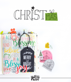 Illustrated Faith CHRISTmas Collection by Bella Blvd | Summer 2016 Release | Bible Journaling Entry by Shanna Noel